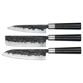 BLACKSMITH Coffret 3 couteaux 