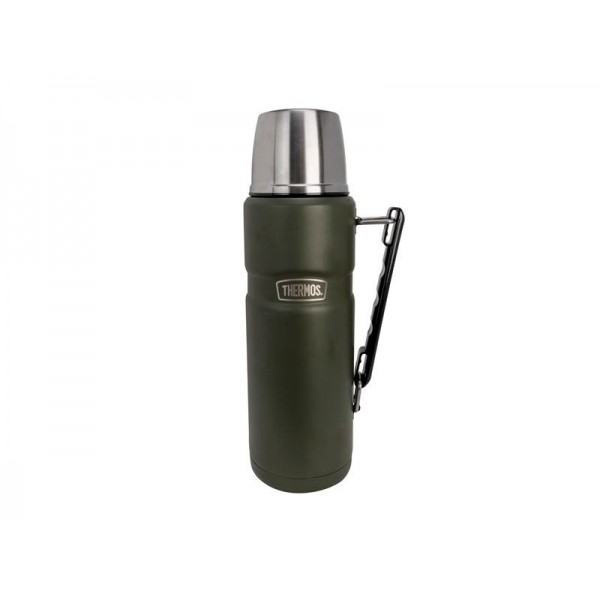 BOUTEILLE THERMOS KING 1,2L VERT A POIGNEE 