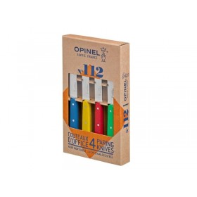 COFFRET 4 OFFICE OPINEL N.112 COL. PANACHES INOX 